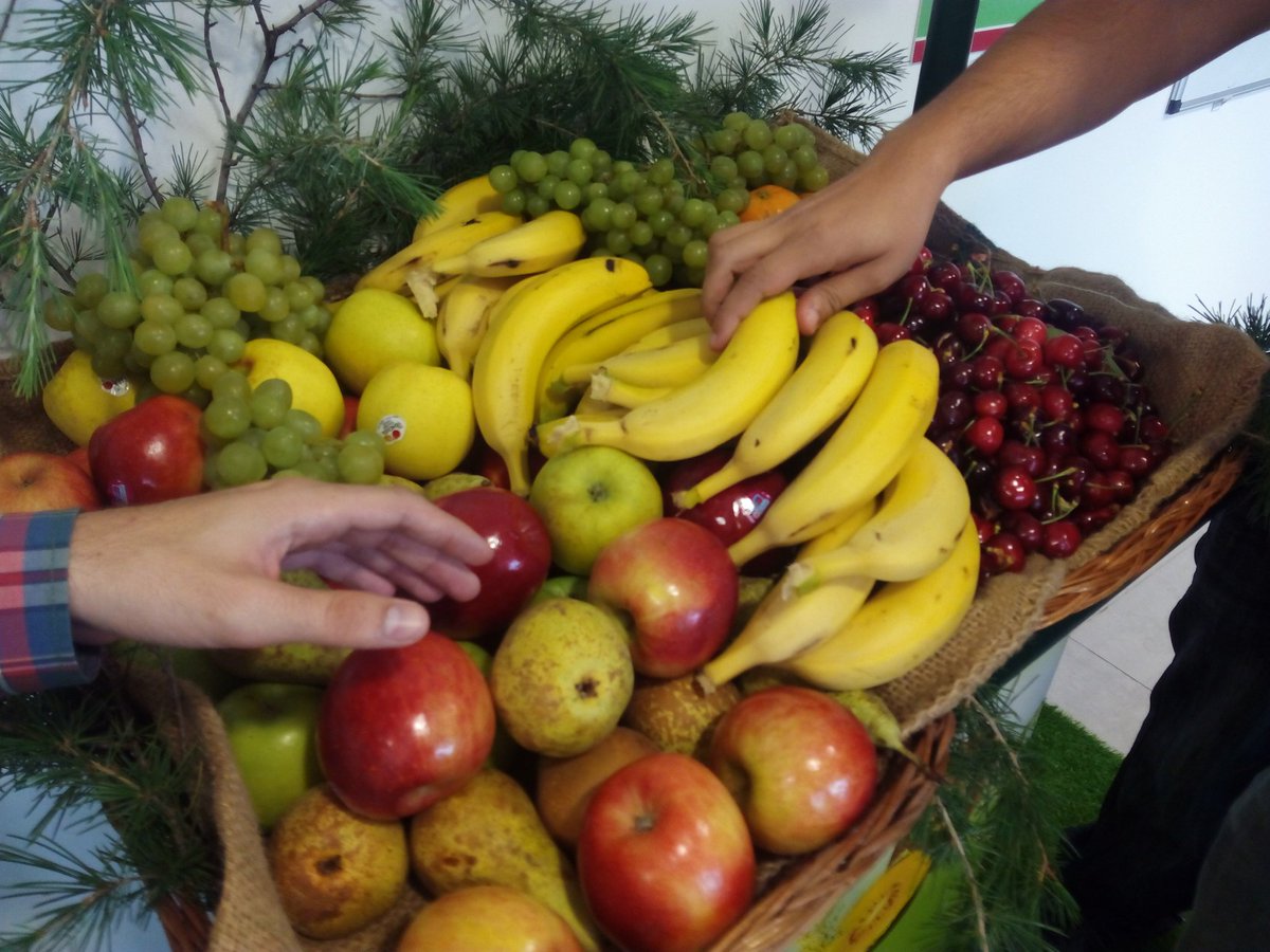 Stand de fruta en Zaragoza
